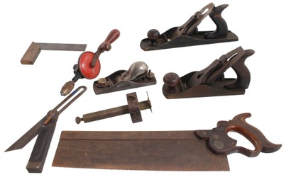 Assorted Makers: Lot Of Clean And Usa Woodworking Tools