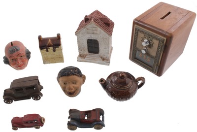 Assorted Makers: Lot Of Ceramic Type Still Banks