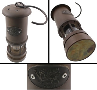 Cmyru: Later Type Brass Miner's Lantern