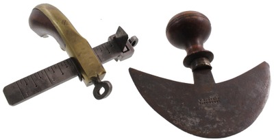 Assorted Makers: Two Clean & Usable Early Leather Tools