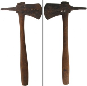Unmarked: Early Forged Iron Hand Axe