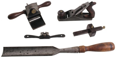 Assorted Makers: Lot Of Clean & Usabl Woodworking Tools