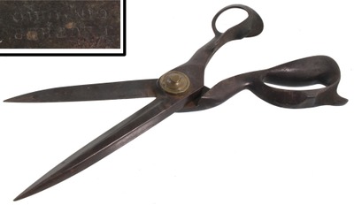 Cincinnai, Ohio John Luther: Pair Of Ca. 1860 Tailor's Shears