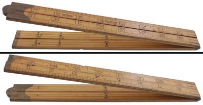 Stanley Rule & Level, No. 66: Three-Foot/Four-Fold Folding Rule