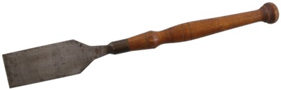 Unmarked: 3 1/8" Bevel Edge Tang Carpenters Slic