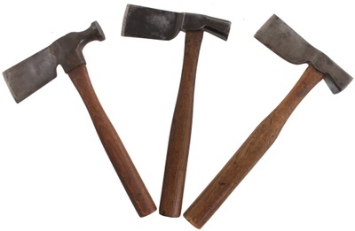 Assorted Makers: Three Clean Lathing Hatchets