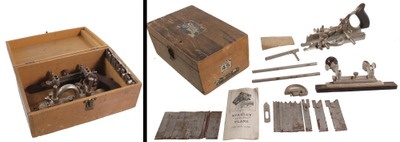 Stanley Rule & Level, Roxton Pond, Quebec, Canada, No. 45: Extra Clean Combo. Woodworking Plane
