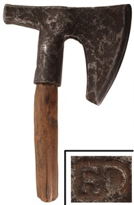 Unmarked: Early Sgl. Bevel Hewing Axe