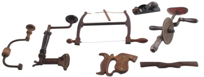 Assorted Makers: Lot Of Sound & Usabl Woodworking Tools