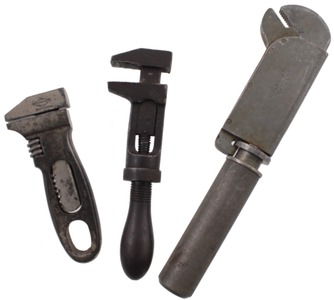 Assorted Makers: Three Uncommon Adjustable Wrenches