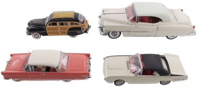 Danbury Mint, Westport, Connecticut: Four Unused Toy Size Automobiles