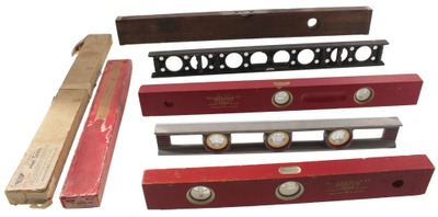 Millers Falls Company, Millers Falls, Massachusetts: Lot Of Five Asst. Spirit Levels