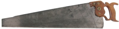 Henry Disston & Sons, Philadelphia, Pennsylvania, No. 7: Extra Clean 24" 10 Pt. Rip Saw