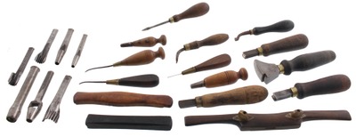 Assorted Makers: Lot Of Assorted Leather Tools