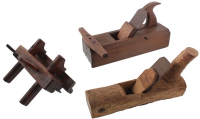 Unmarked: Three "Primitive" Type Wooden Planes