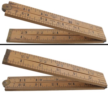 Stanley Tools: Rare "Four Square" Folding Rule