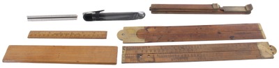 Assorted Makers: Lot Of Asst. Rules & Folding Rules