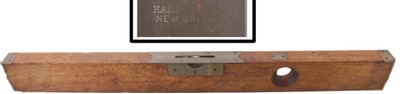 Hall & Knapp, New Britain, Connecticut: Early Mahogany Spirit Level
