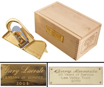 Lee Valley Tools, Ottawa, Ontario, Canada, No. MK II: Presentation Edge Trim Block Plane
