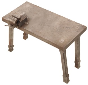 Unmarked: Shop Made Miniature Machinist Work Tbl.