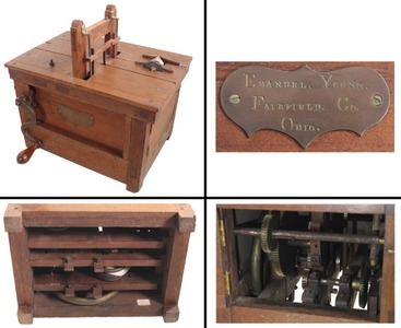Young, Emanuel, Fairfield Company, Ohio: Mechanical Model Of Up & Down Saw Mill