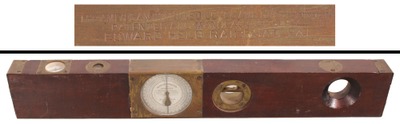 Edward Helb, Railroad, Pennsylvania: Patent Inclinometer Level