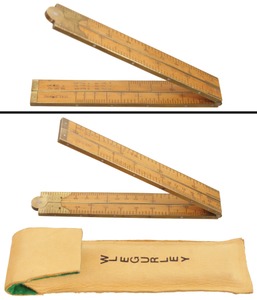 W. & L.E. Gurley, Troy, New York: Two-Foot, Two-Fold Folding Rule