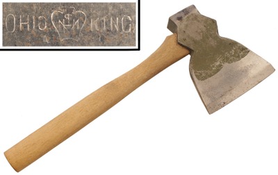 Ohio Tool Company, Columbus, Ohio: "Ohio King" 5 1/2" Sgl. Bevelewing Ax