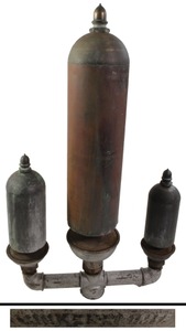 Lunkenheimer Valve Company, Cincinnati, Ohio: Massive Triple Bell Steam Whistle
