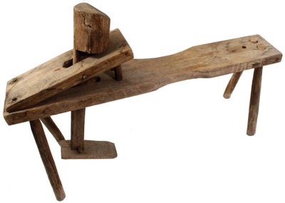 Unmarked: Rare Child's Size Shaving Horse