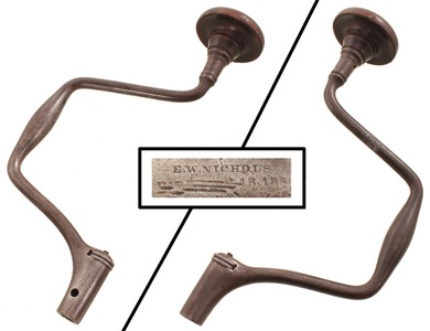 Eben Nichols, Worcester, Massachusetts: Early Patent Bit Brace