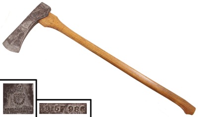 Edward Elwell, Wednesbury Forge, Wednesbury, England, No. 7: "Elwell's Forge" Felling Axe