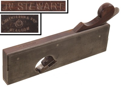Alex. Mathieson & Son, Glasgow, Scotland: Rosewood Stuffed Shoulder Plane