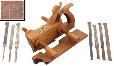 J.H. Lamb, New Bedford, Massachusetts: Handled Beech Plow Plane