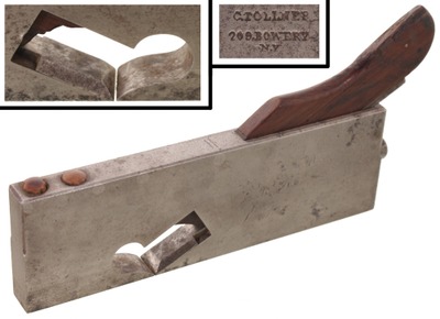 C. Tollner, 209 Bowery, New York, New York: Early N.Y. City Mus. Instr. Mkrs. Plane