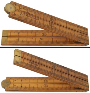 Stanley Rule & Level: Rare 40 Centimeter Folding Rule