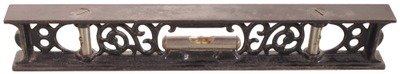Stratton Level Company, Greenfield, Massachusetts: Rare 12" Cast Iron Carpenter's Level