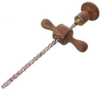 Unmarked: Unus. Dbl. Handle Archimedian Drill