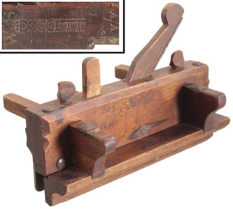 Samuel Doggett, Dedham (Massachusetts): Early Yellow Birch Plow Plane