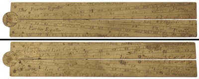Unmarked: Early French Engineer's Rule