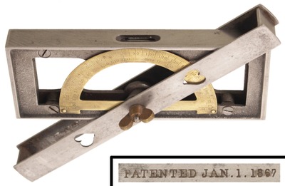 W.S. Batcheller & Company, Pittsburgh, Pennsylvania: Patent Inclinometer Level