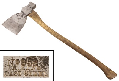 R. King, Canton, Connecticut, No. 852: Extra Clean S'wright Masting Axe