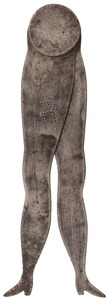 Unmarked: Pair Of Large Size "Ladyleg" Calipers