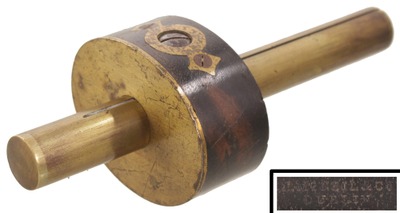 H. Mc Neil & Company, Dublin, Ireland: Maccassar Ebony & Brass Marking Gauge