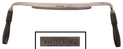 Charles Buck: Rare 4 1/2" Carver's Draw Knife
