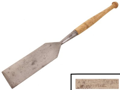 A.W. Crossman & Company, West Warren, Massachusetts: 4" Width Carpenter's Carpenters Slick