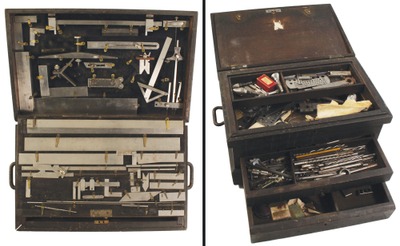 Unmarked: Complete 19th Centur Mach. Tool Chest