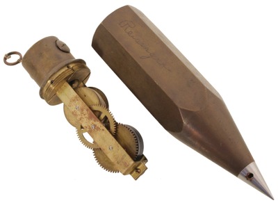 Alonzo Crotchett, Iola, Kansas: Patent Watch Spring Plumb Bob
