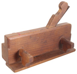Unmarked: 18th C. Skew Blade Filletster Plane