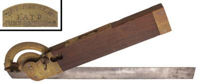 Disston & Morss, Philadelphia, Pennsylvania: Rare Fisher Patent Bevel
